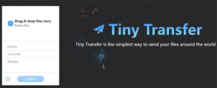 类型于wetransfer的文件共享源码——TinyTransfer v1.1.6